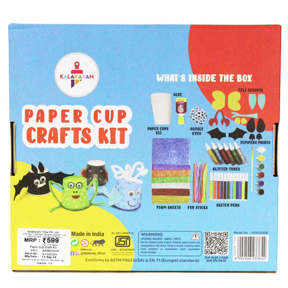 Kalakaram Paper Cup Crafts Kit