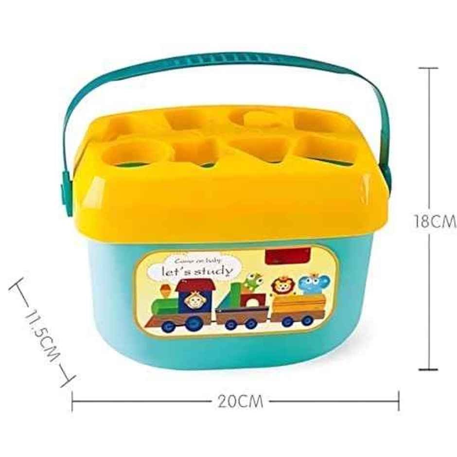 Storio Baby First Blocks | Shape Sorter & ABCD Building Blocks