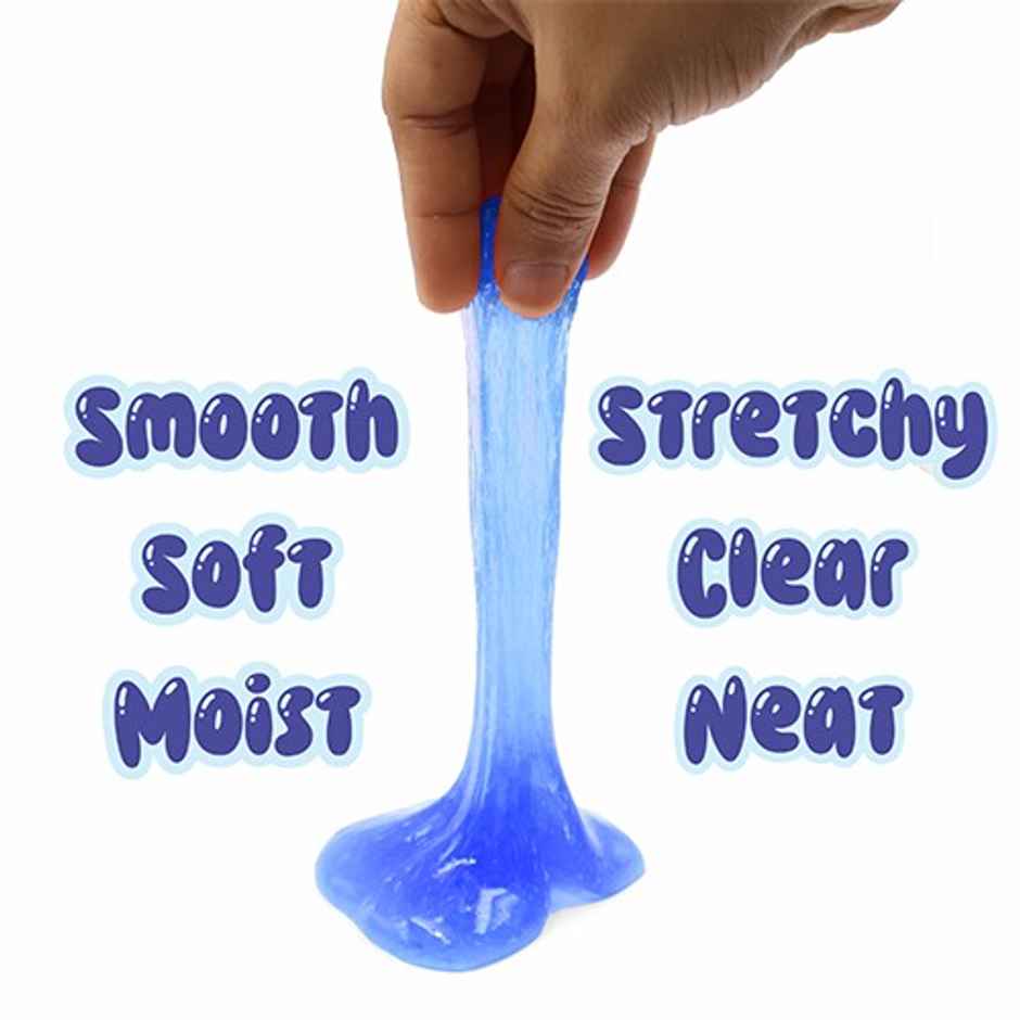 Aditi Toys Glitter Scented Slime Kit, Soft, Non-Sticky, Non-Toxic, Age 5+ | Blue