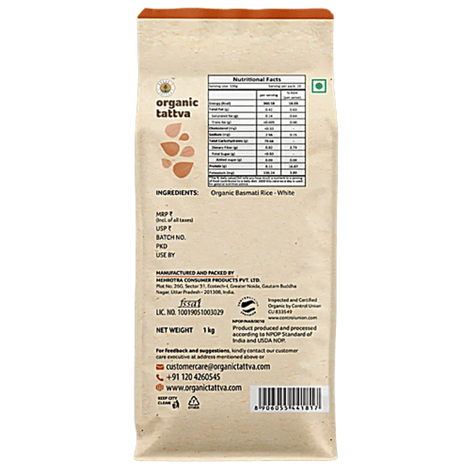 Organic Tattva Biryani Basmati Rice
