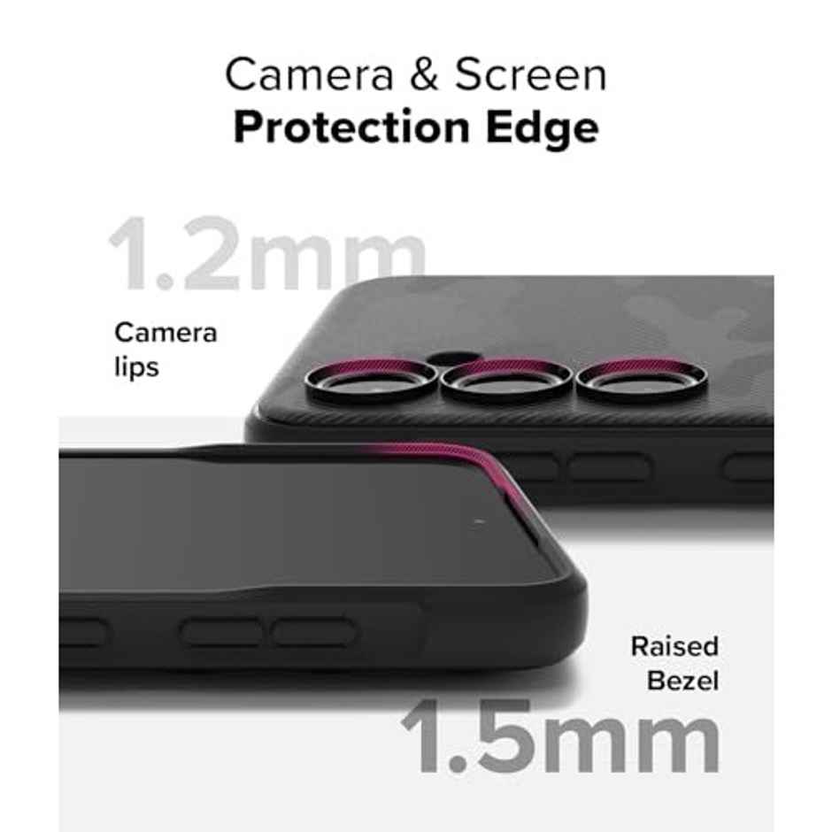 Ringke Samsung Galaxy S24 Fe Back Cover Case | Onyx - Camo Black