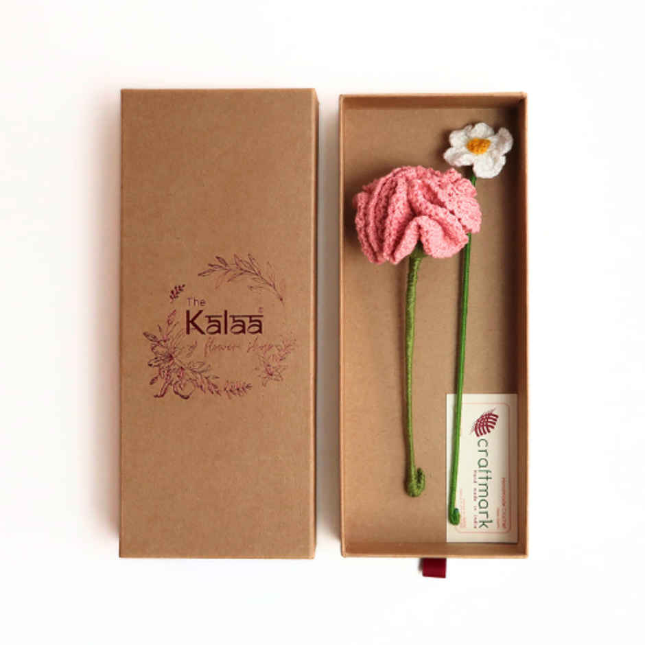 The Kalaa Store Carnation Forever Flower Gift Box