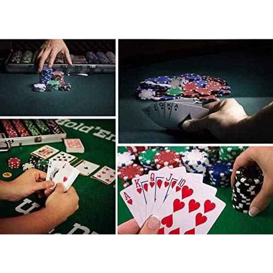 ABK Casino-Style Poker Set with 200 Chips