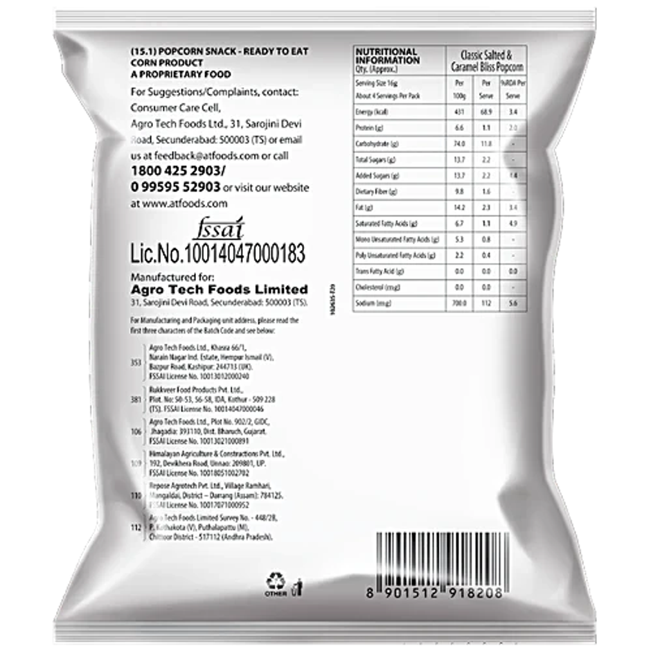 Act II Ready to Eat Popcorn | Salted & Caramel Popcorn