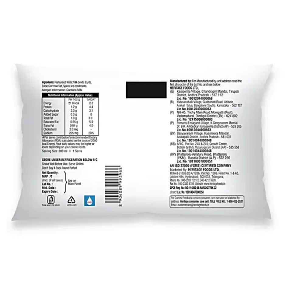 Heritage Spiced Butter Milk