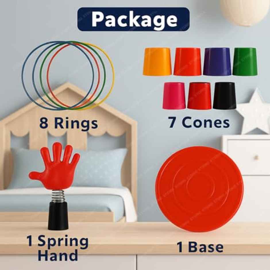 Storio 2-in-1 Ring Toss Game | Indoor Outdoor Fun Activity Game