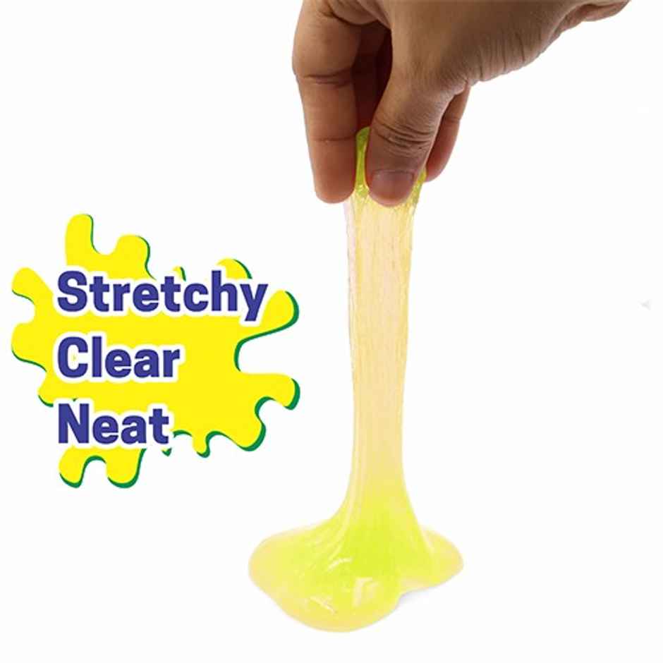 Aditi Toys Glitter Scented Slime Kit, Soft, Non-Sticky, Non-Toxic, Age 5+ | Yellow