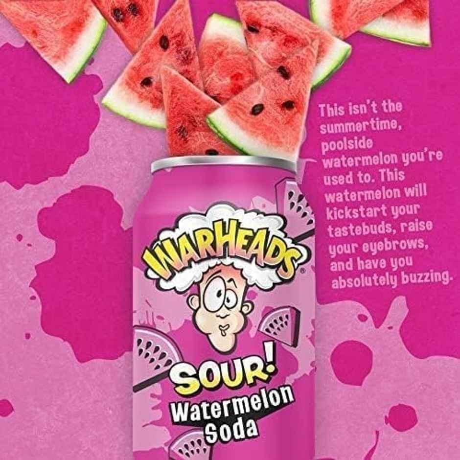 Warheads Sour Watermelon Soda