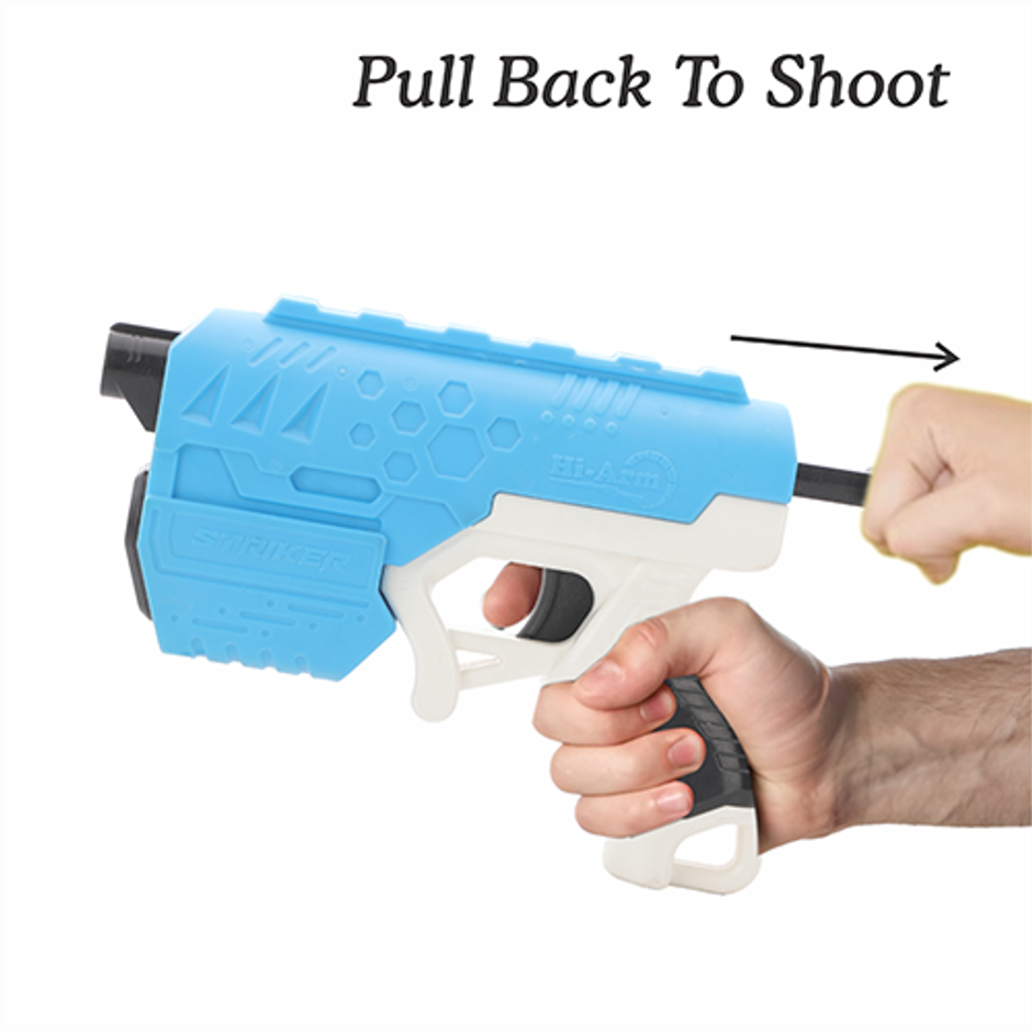 Aditi Toys Soft Bullet Gun - Plastic Toy Gun with 10 Foam Bullets for Kids, 60 Ft Shooting Range -3Y+