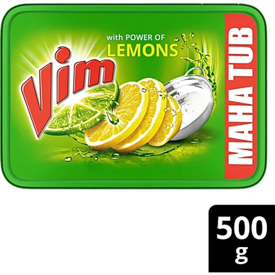 Vim Lemon Dishwash Bar Tub