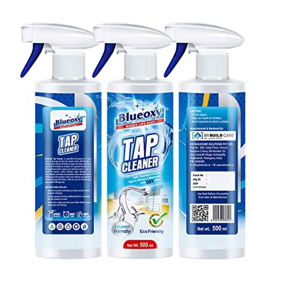 Blueoxy Hard Water & Limescale Stain Remover Tap Cleaner Spray