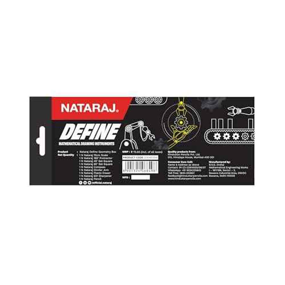 Nataraj Define Mathematical Drawing Instruments Geometry Box | High precision instruments
