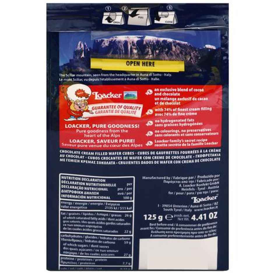 Loacker Quadratini Chocolate - Italy