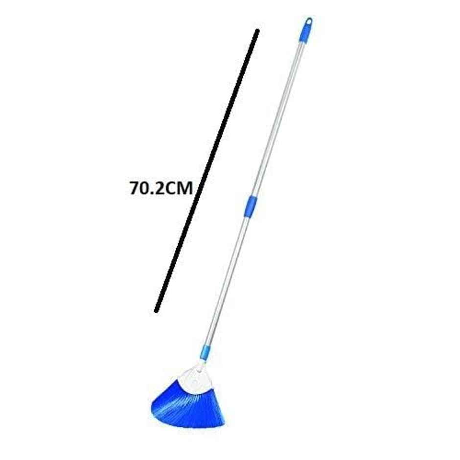 Cello Kleeno Cobweb Brush with Telescopic Rod, Blue | Soft Bristles for Gentle Effective Dusting