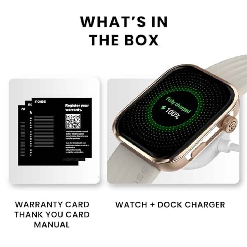 Noise ColorFit Pro 5 (44mm) Smartwatch - Starlight Gold