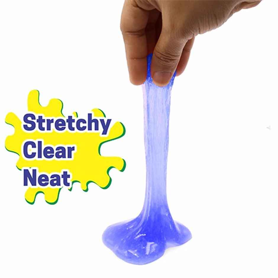Aditi Toys Glitter Scented Slime Kit, Soft, Non-Sticky, Non-Toxic, Age 5+ | Blue