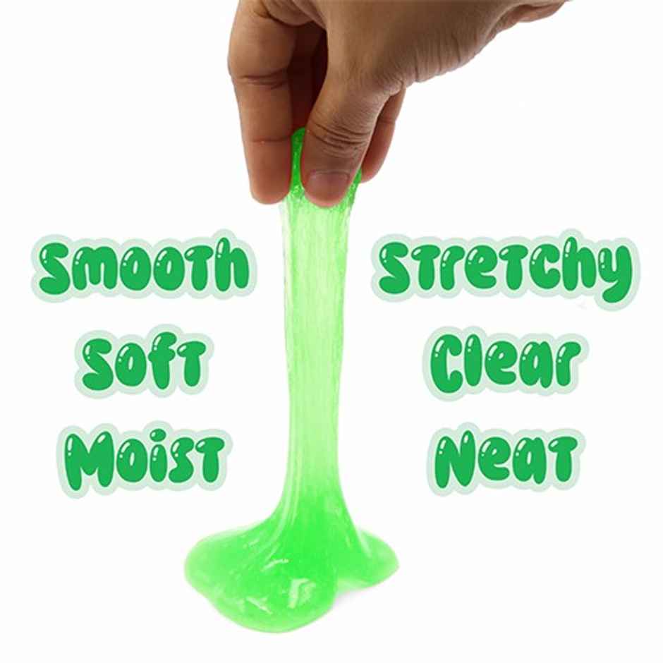 Aditi Toys Glitter Scented Slime Kit, Soft, Non-Sticky, Non-Toxic, Age 5+ | Green