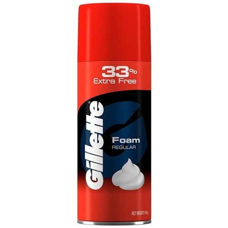 Gillette Classic Foam Shave Regular Lathers Quickly & Hydrates