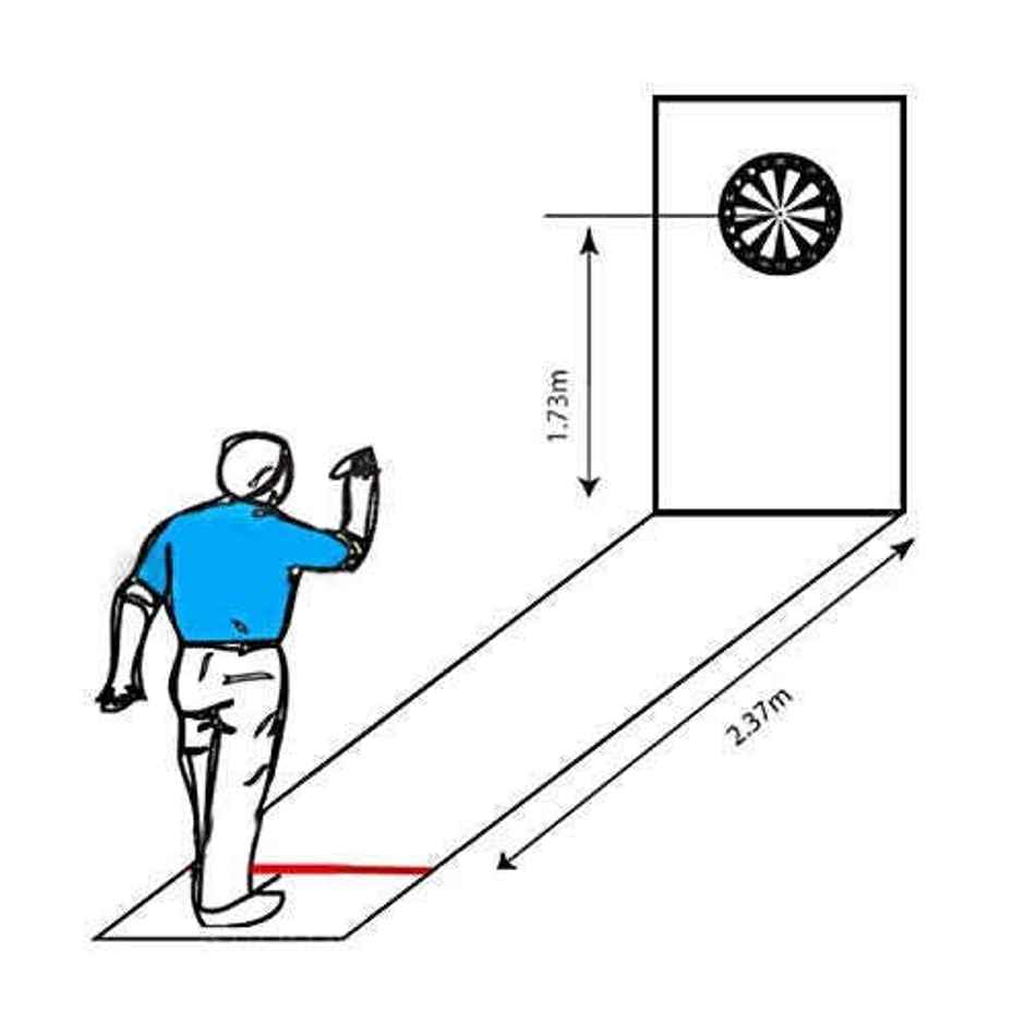 Storio Magnetic Dart Board | Safe Indoor Outdoor Dart Game - 15 inch