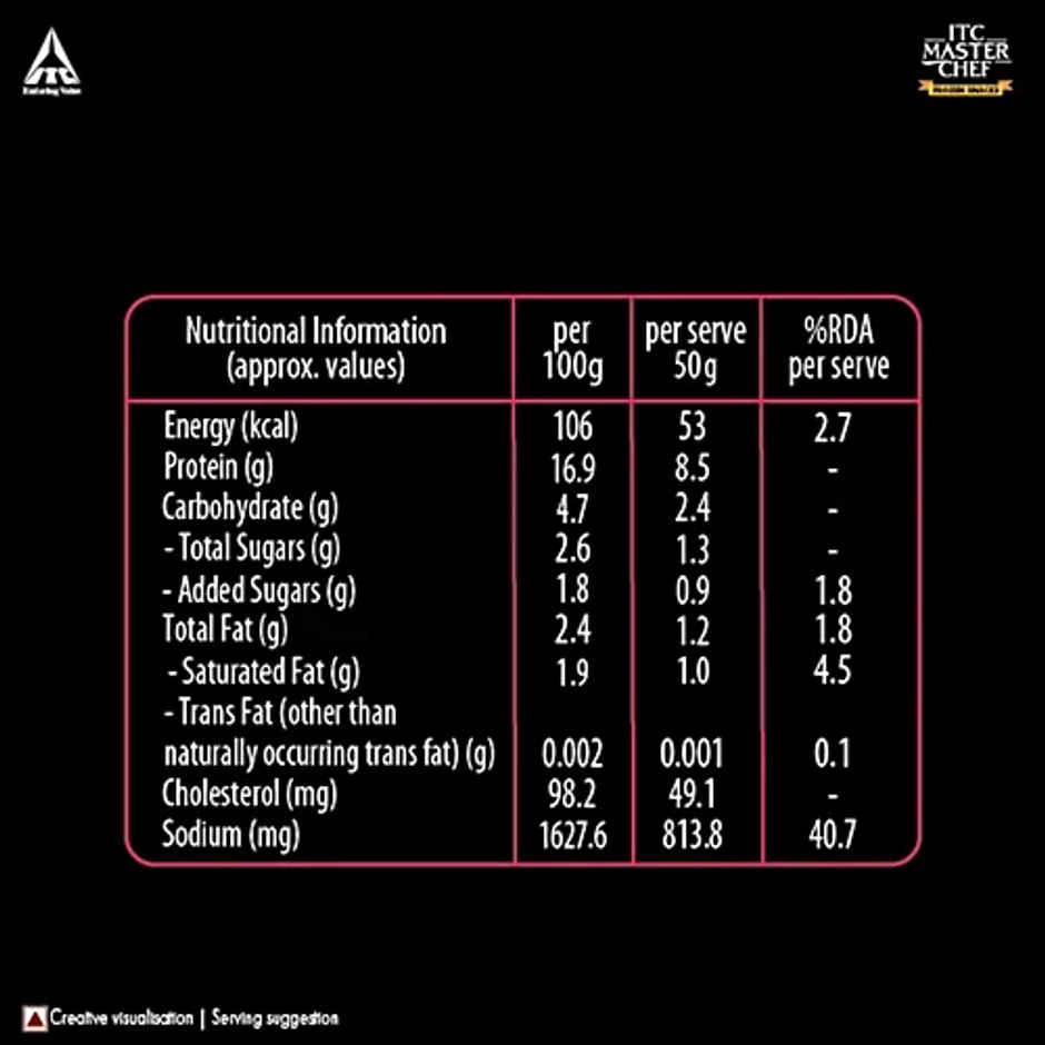 ITC Master Chef Prawns With Piri Piri Masala| Peeled & Deveined | 2 Masala Sachets Inside