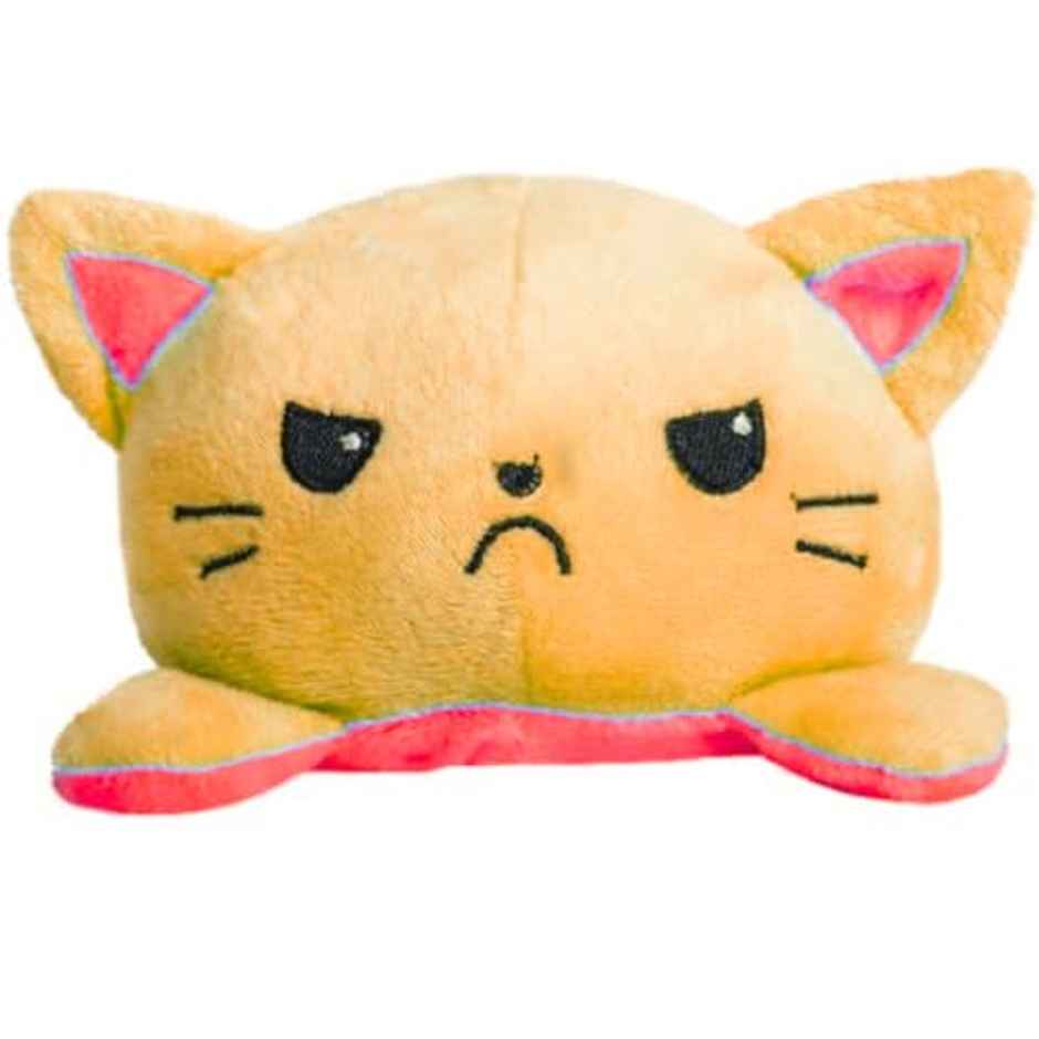 Storio Toy Cat Plushie Reversible Soft Toys For Kids | 15 cm