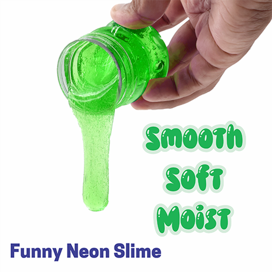 Aditi Toys Glitter Scented Slime Kit, Soft, Non-Sticky, Non-Toxic, Age 5+ | Green