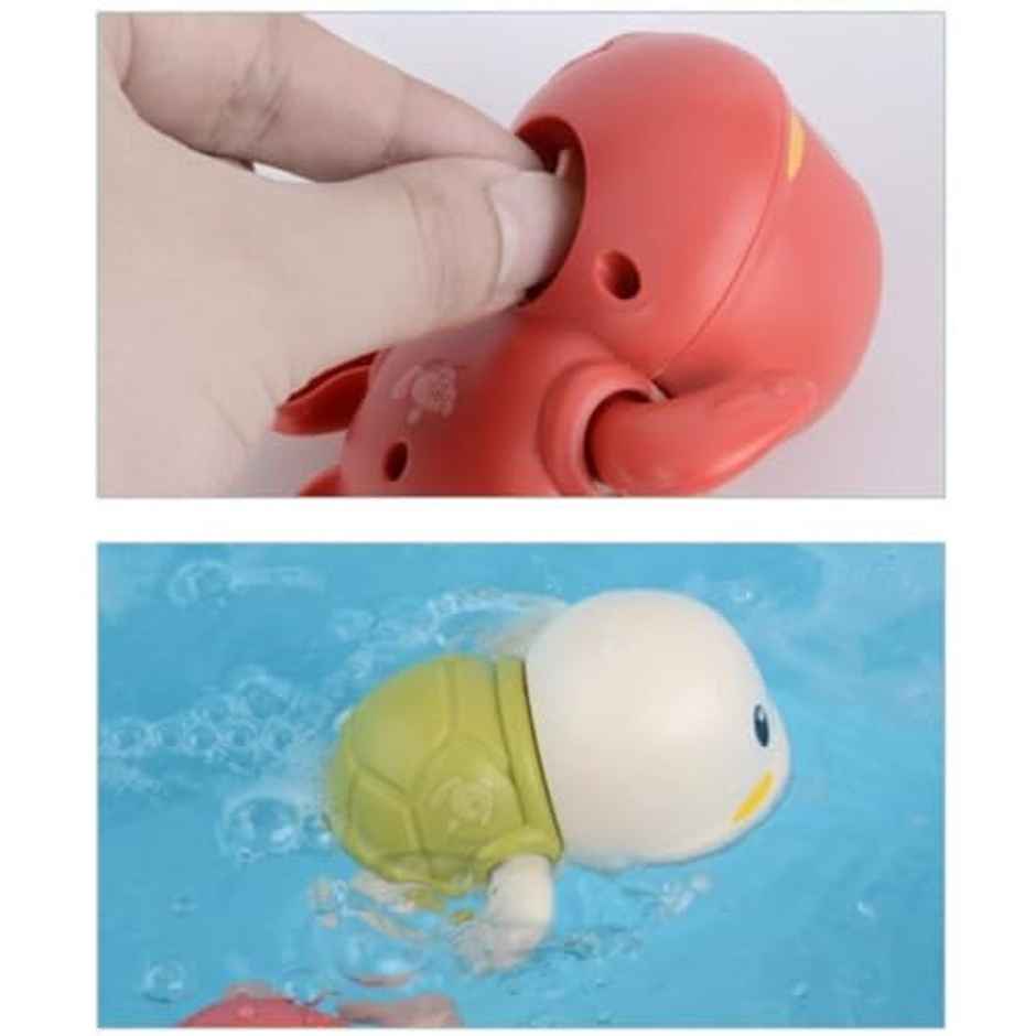 Storio Cute Swimming Baby Water Turtle Bath Toys For Toddlers