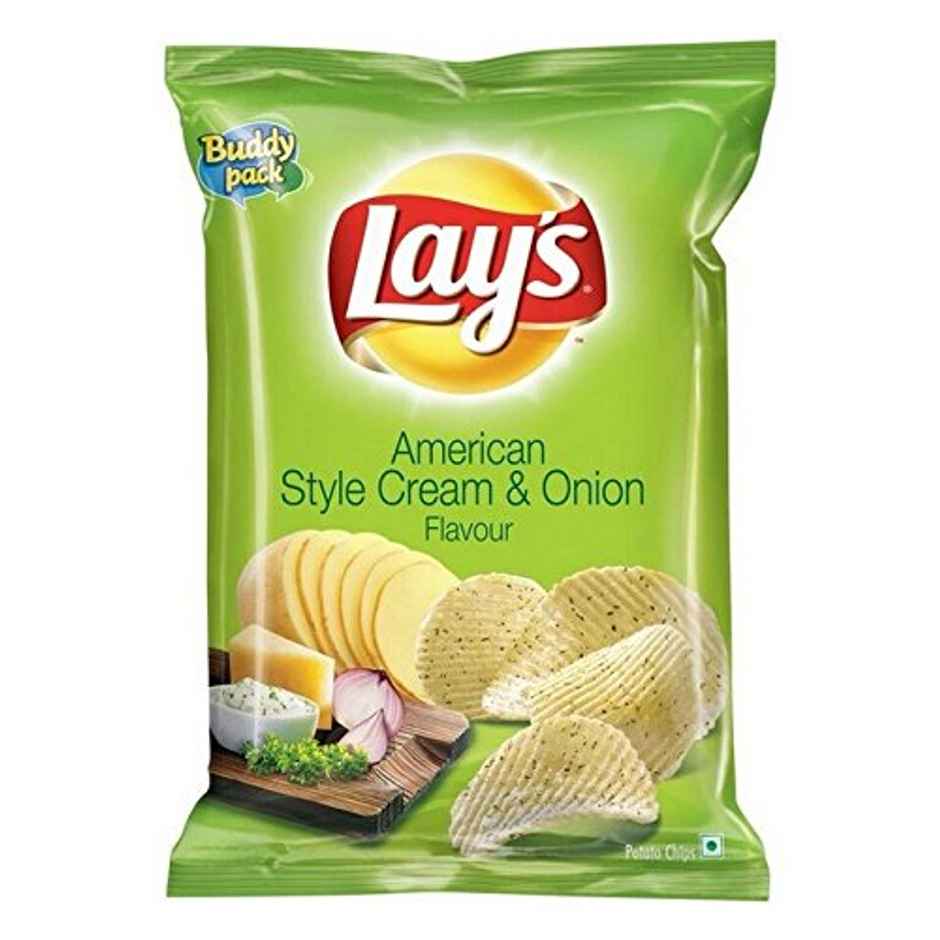 Lay's American Cream & Onion Potato Chips Combo