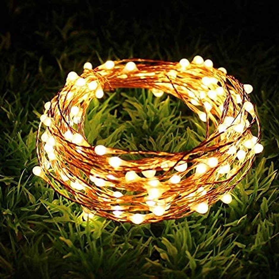  DesiDiya Copper 100 Fairy String LED Strip Lights