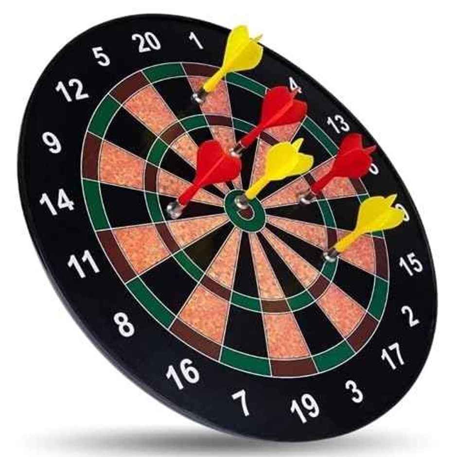 Storio Magnetic Dart Board | Safe Indoor Outdoor Dart Game - 15 inch