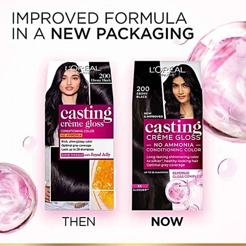 L'Oreal Paris Casting Creme Gloss 200 Ebony Black