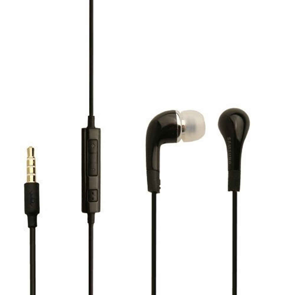 Samsung Original Ehs64 Wired In Ear Earphones With Mic, 3.5mm Audio Jack - Black