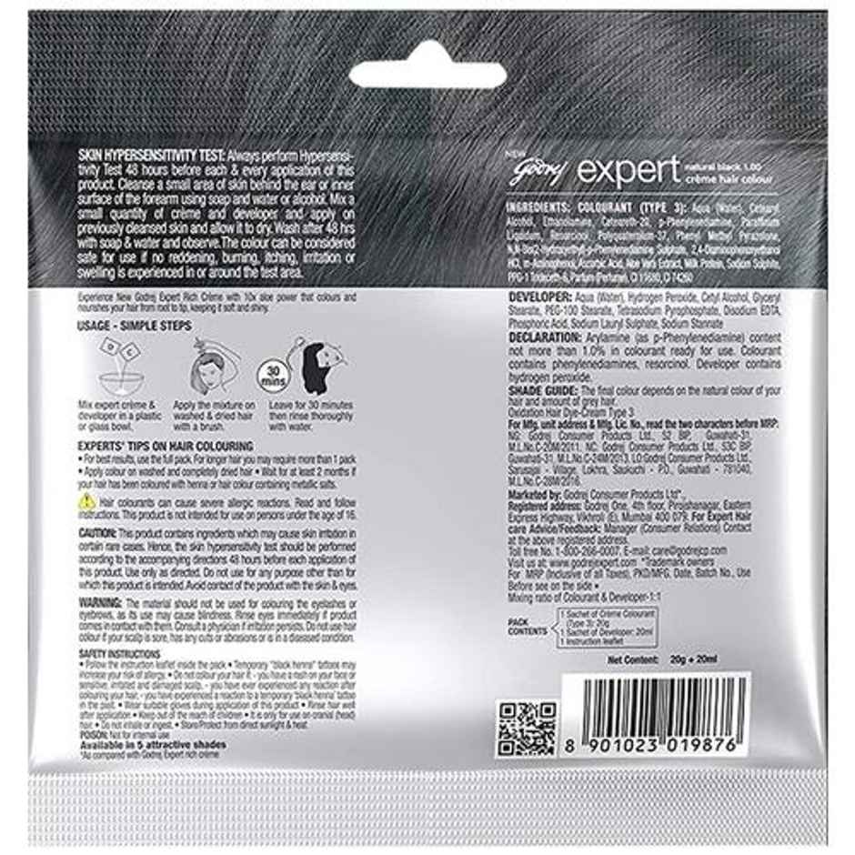 Godrej Expert Rich Creme, Natural Black