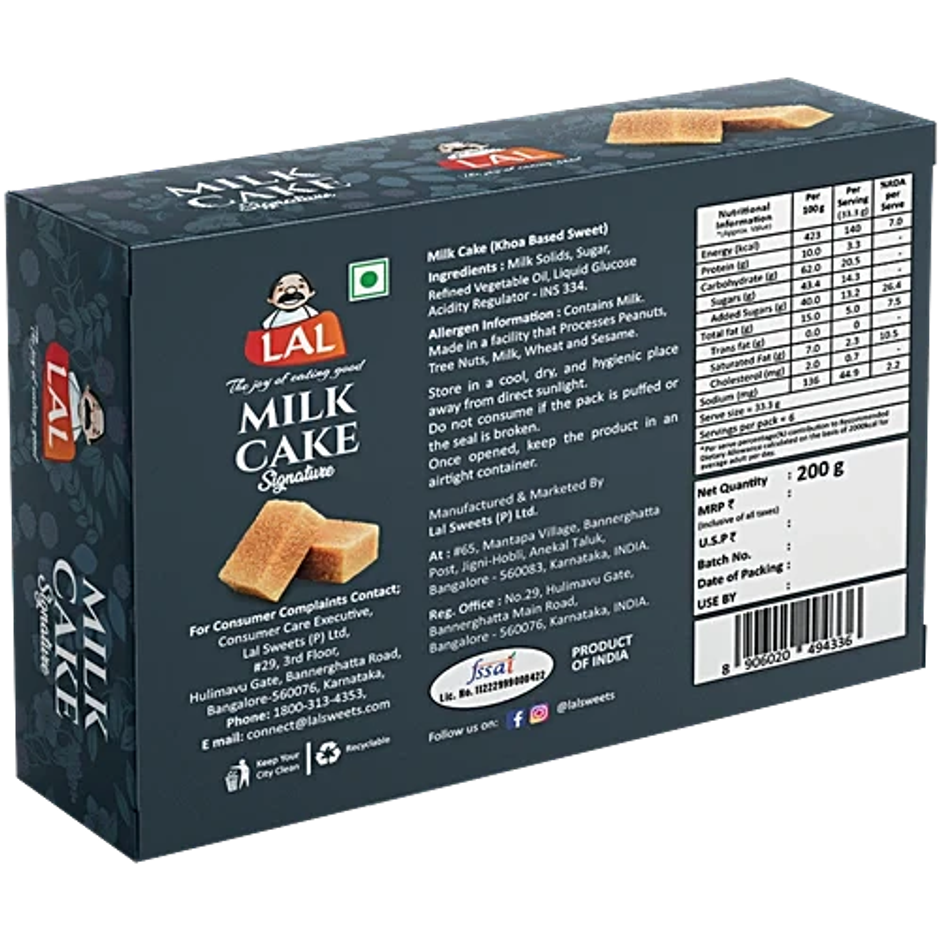Lal Milk Cake Signature