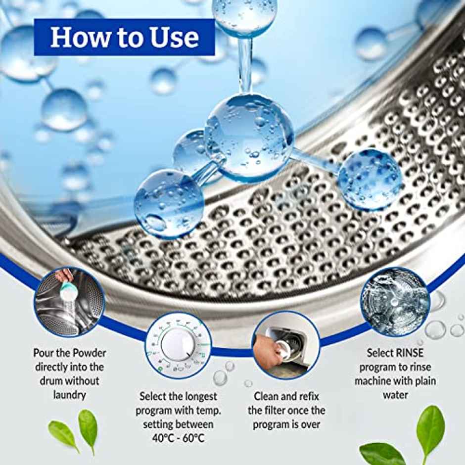 Klenzmo Washing Machine Cleaner Powder