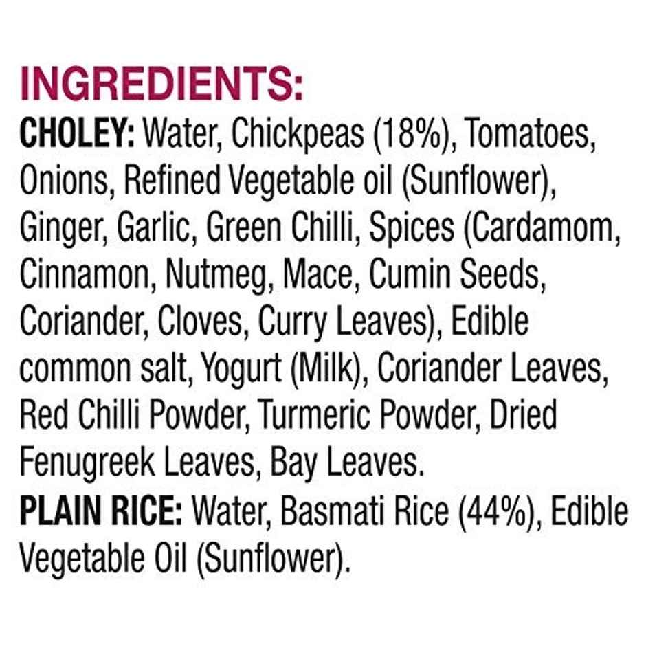 Haldiram's Ready To Eat Delhi Choley With Plain Rice