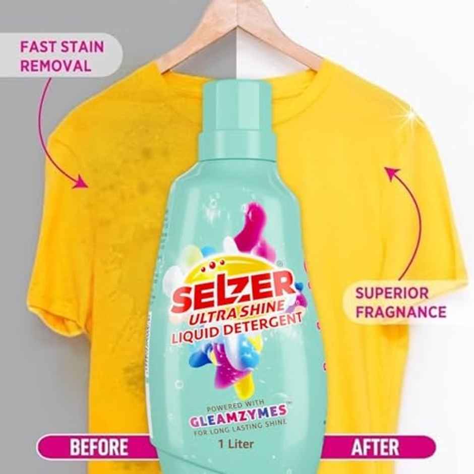 Selzer Ultrashine Liquid Detergent Pack of 2