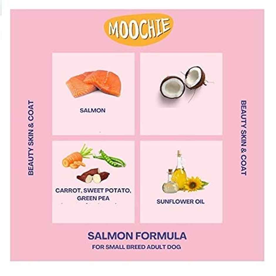 Moochie Cat Wet Food - Mousse With Salmon In Gravy | Grain-Free & No Preservative