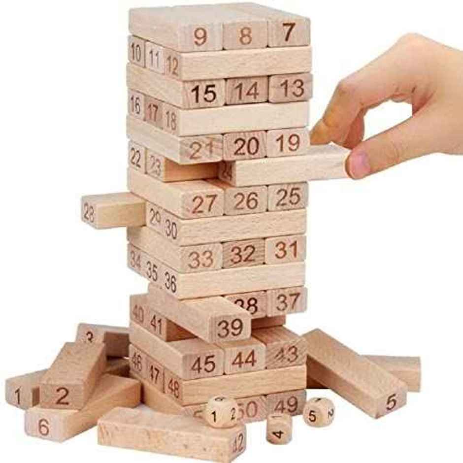 Storio Tumbling Tower Game | Tabletop Blocks Game