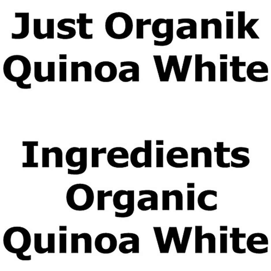 Just Organik Organic Quinoa White