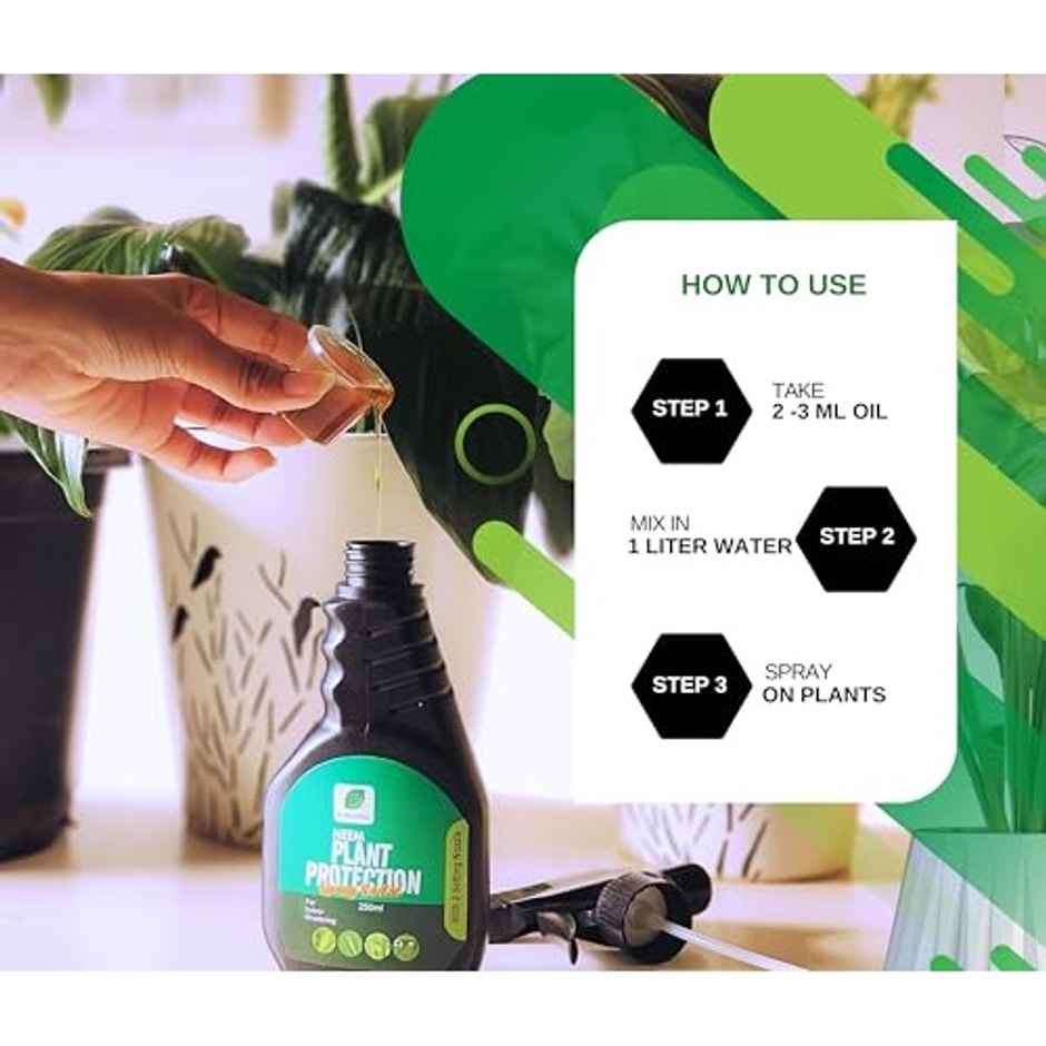 Chipku Pure Cold Pressed Water Soluble Neem Oil 250Ml With Free Spray Gun Concentrate For Plants