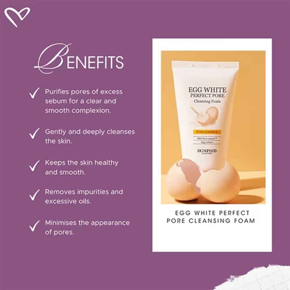 Skinfood Egg White Perfect Pore Cleansing Foam