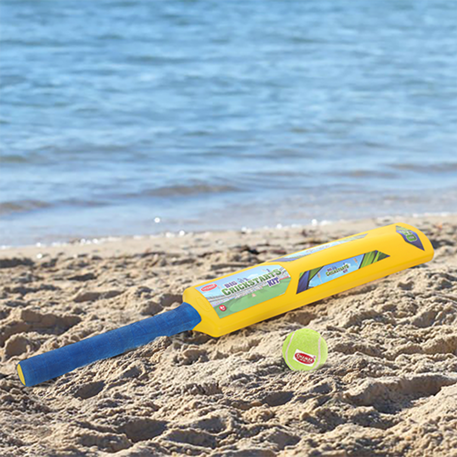 Aditi Toys Big Cricket Kit for Kids - Includes 1 Bat & 1 Ball for Indoor and Outdoor Play, 5+