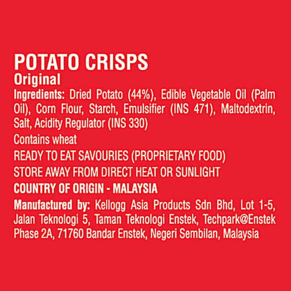 Pringles Potato Chips Original Flavour | Crunchy & Classic