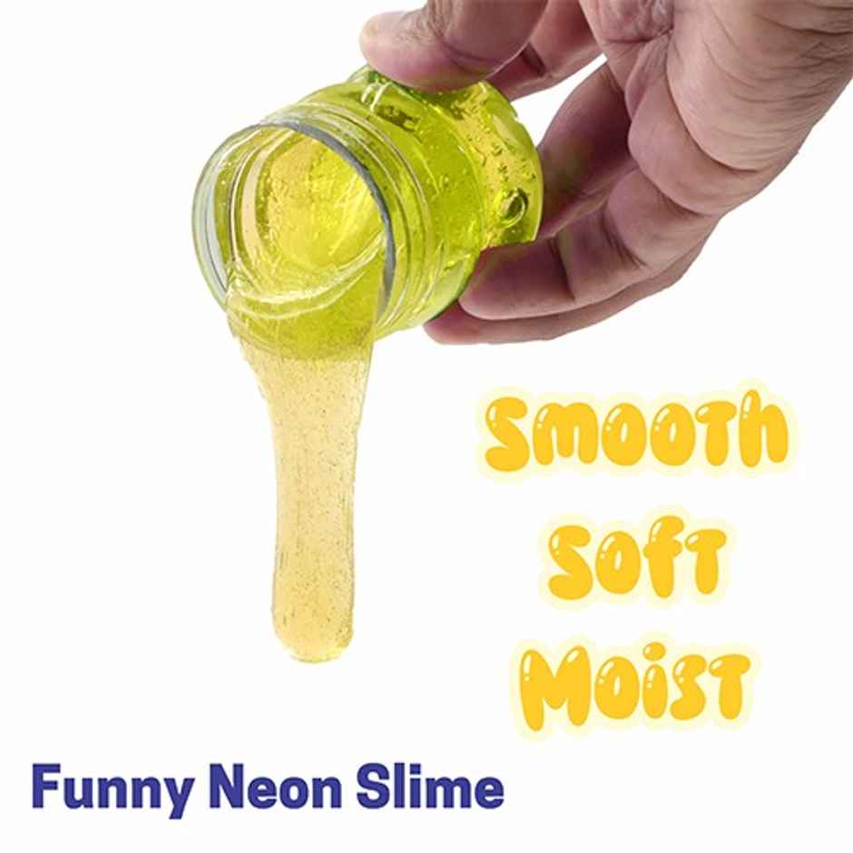 Aditi Toys Glitter Scented Slime Kit, Soft, Non-Sticky, Non-Toxic, Age 5+ | Yellow