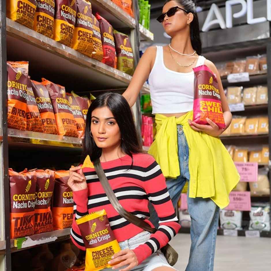 Cornitos Nacho Chips | Cheese And Herbs | Crunchy & Enjoyable