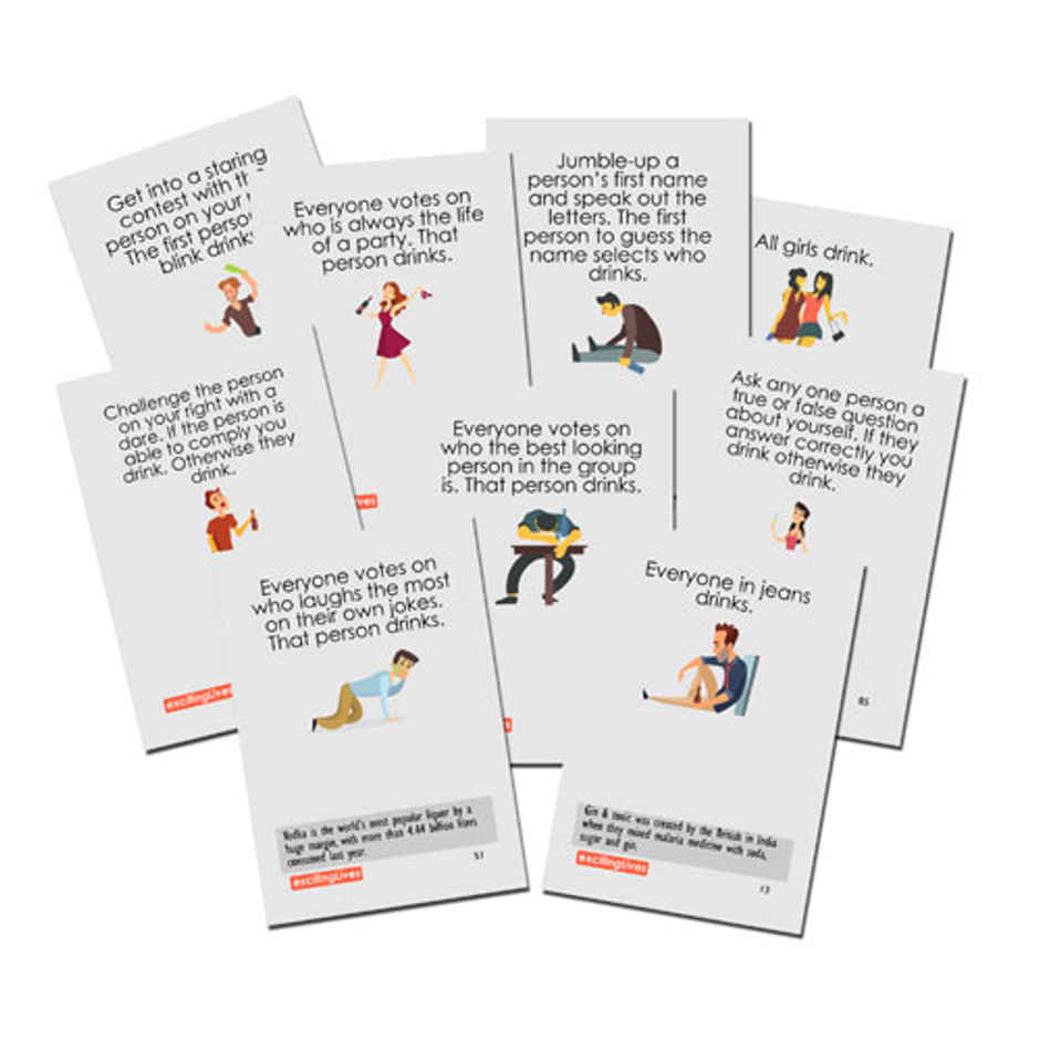 Exciting Lives All Drunk Party Drinking Game