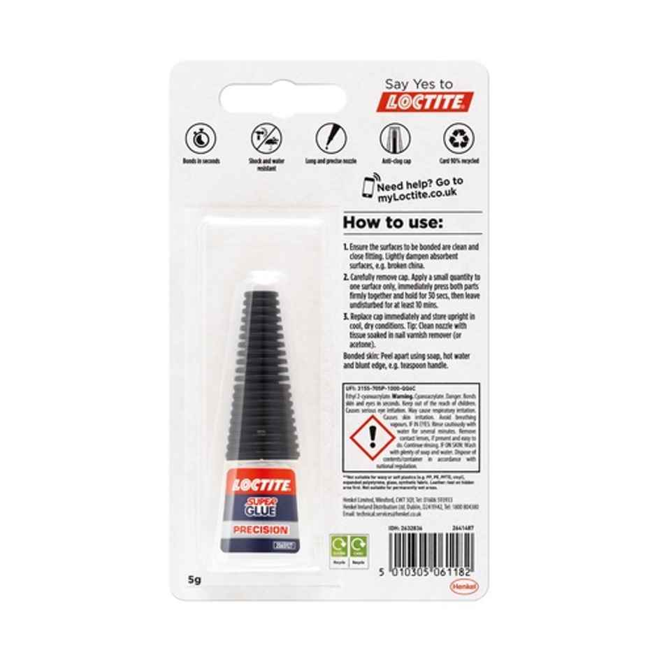 Loctite Precision Super Glue | For Hard To Reach Corners | Long Nozzle | Bonds In Seconds