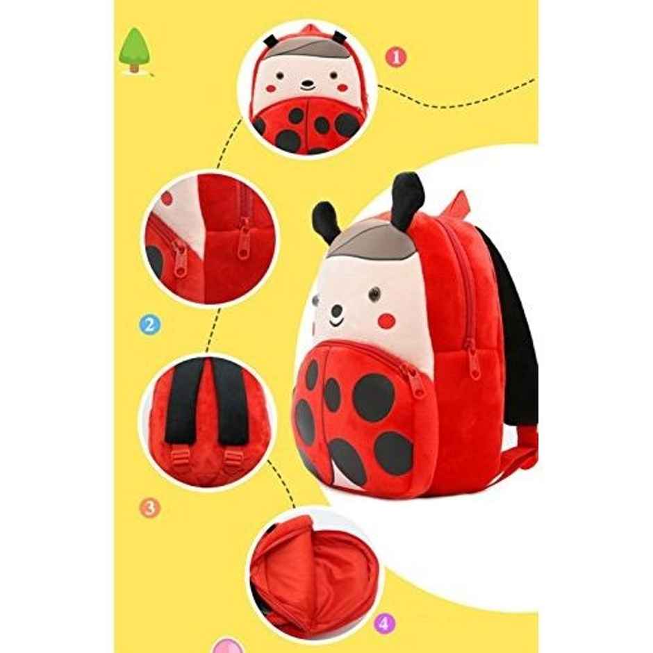 DearJoy Ladybird Kids School Bag Backpack - Red | 37cm