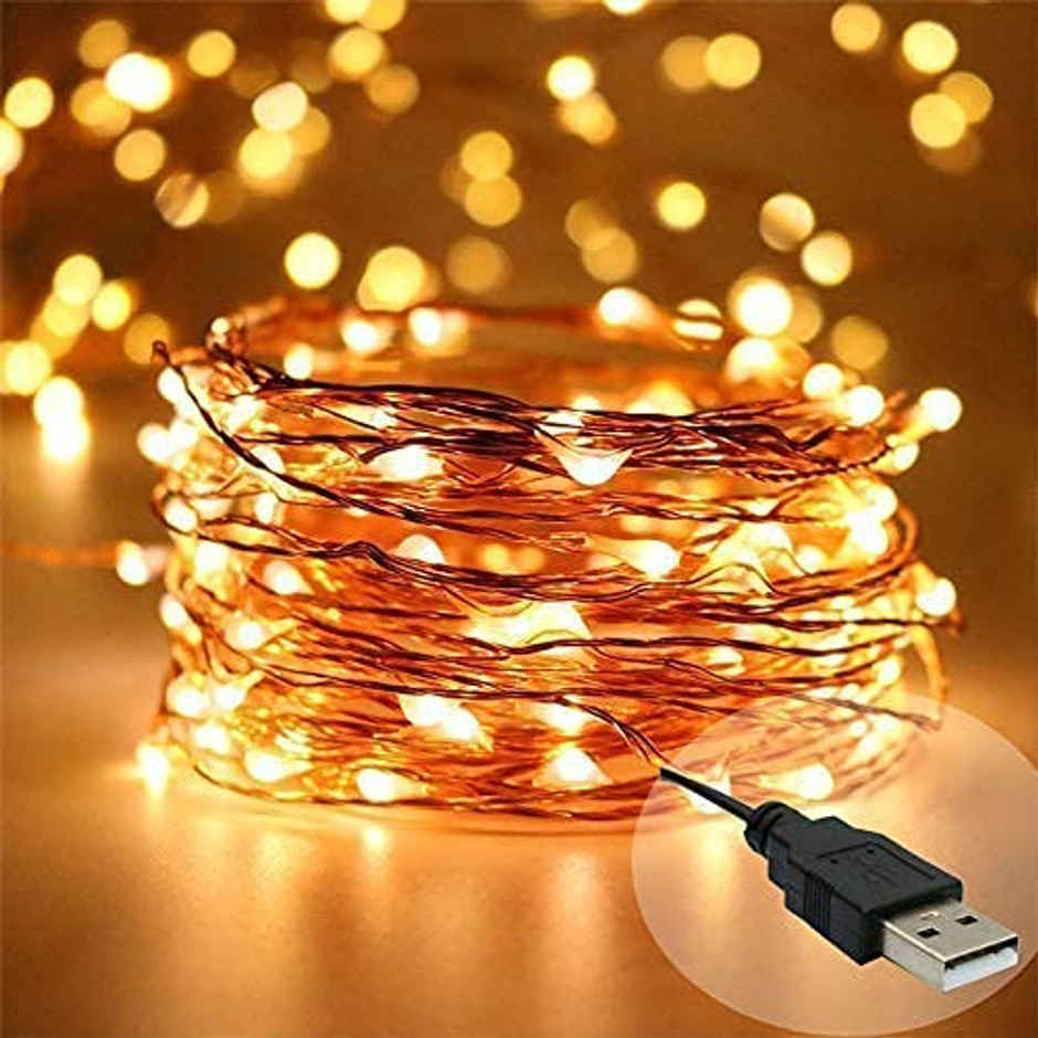  DesiDiya Copper 100 Fairy String LED Strip Lights